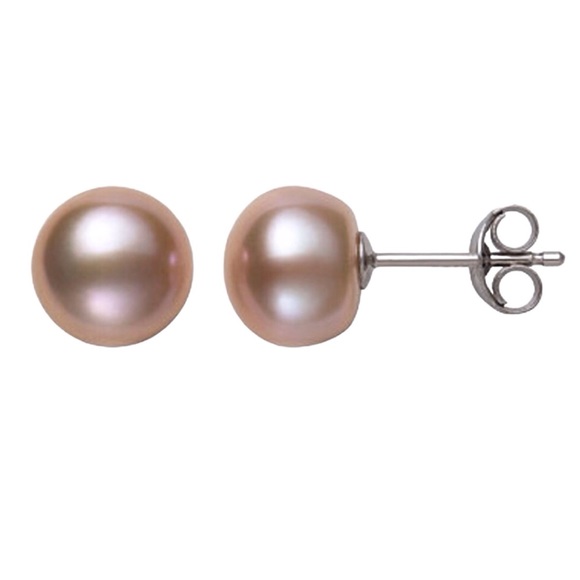 Sterling Silver (925) Cultured Freshwater Pearl Stud Earrings (NWOT) - Picture 4 of 5